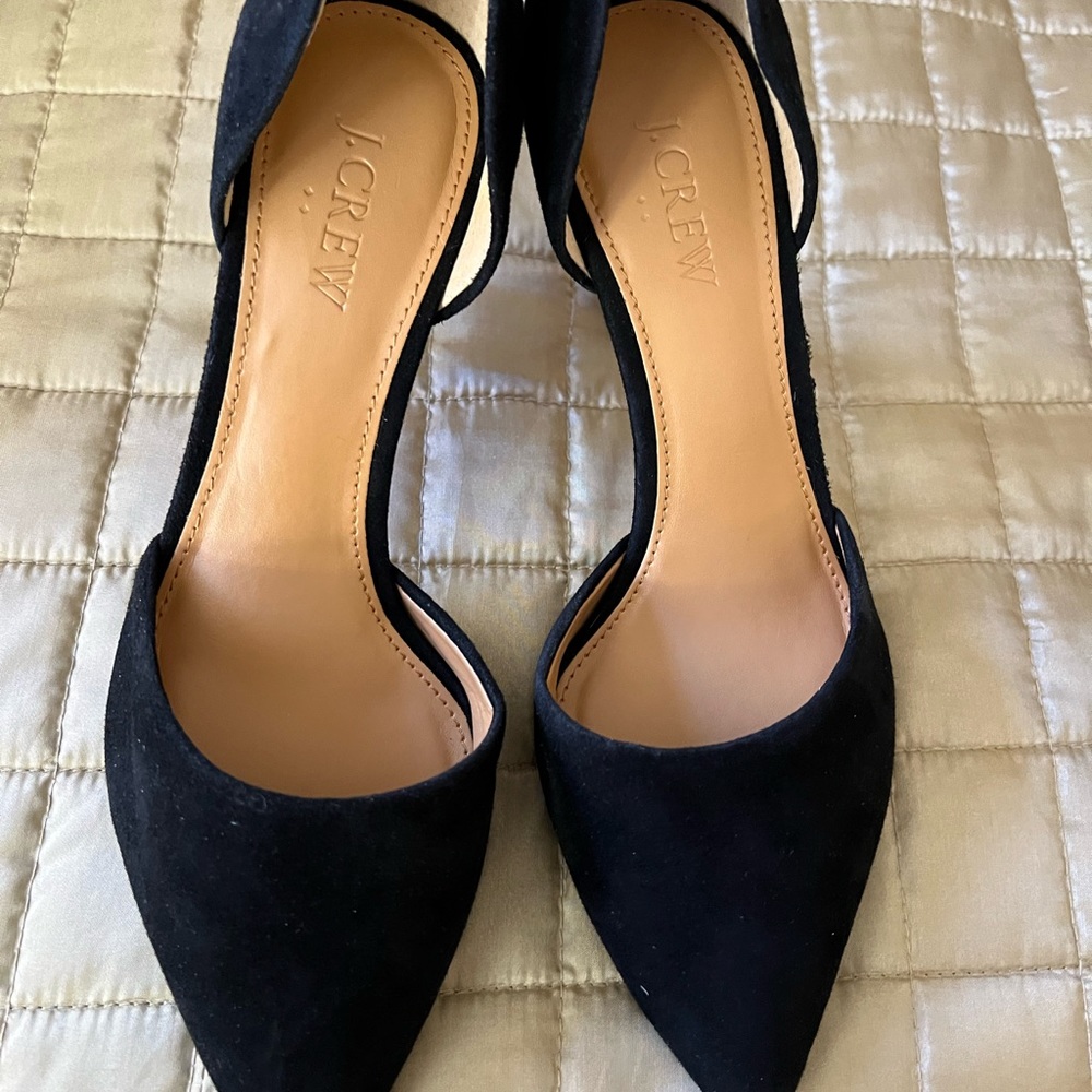 J. Crew Black Suede Women's Shoes